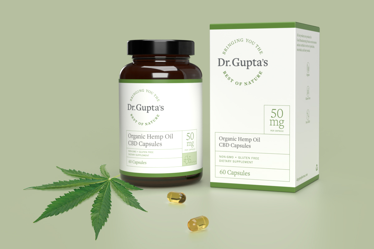 Dr. Gupta's CBD Branding and Packaging