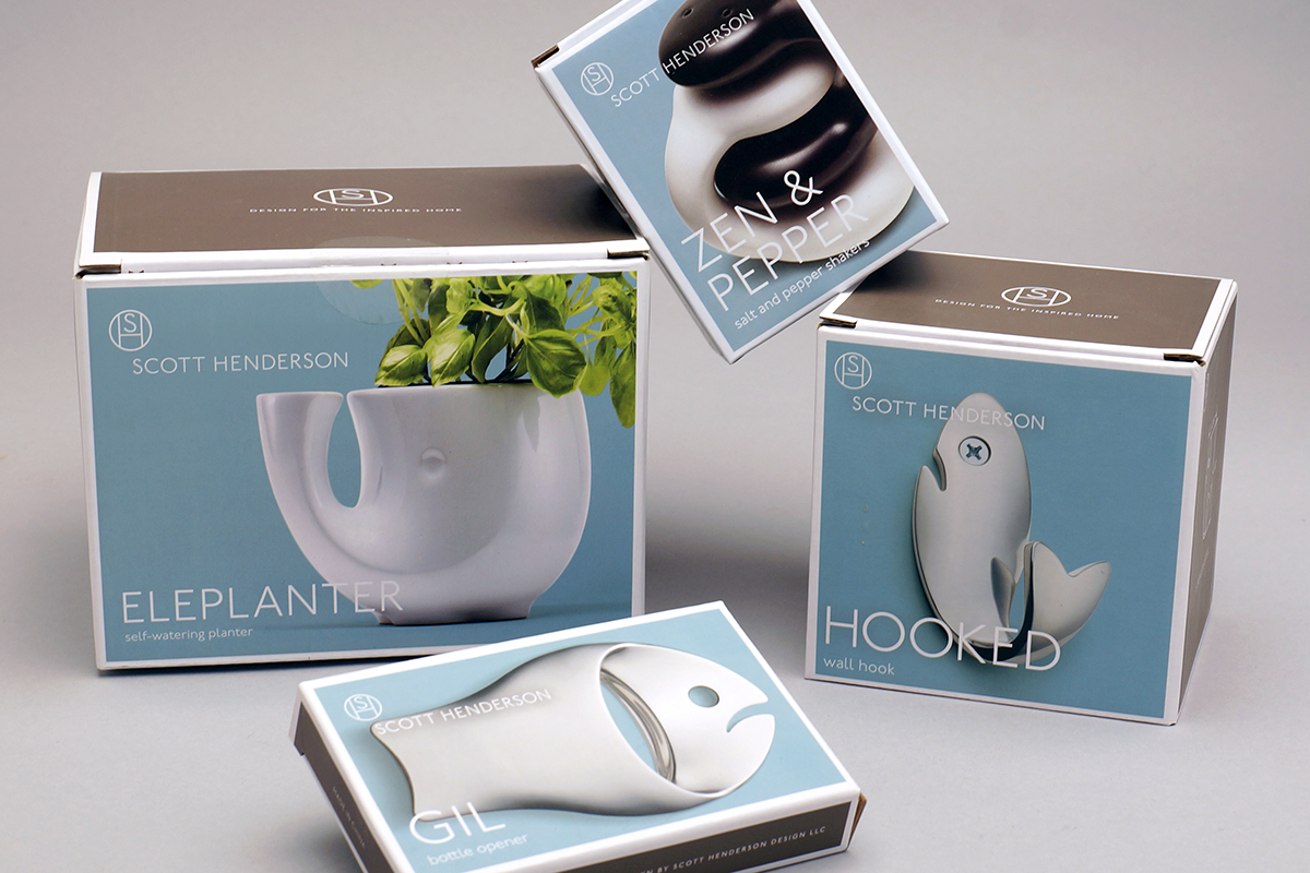 Package Design for Scott Henderson's line of homewares