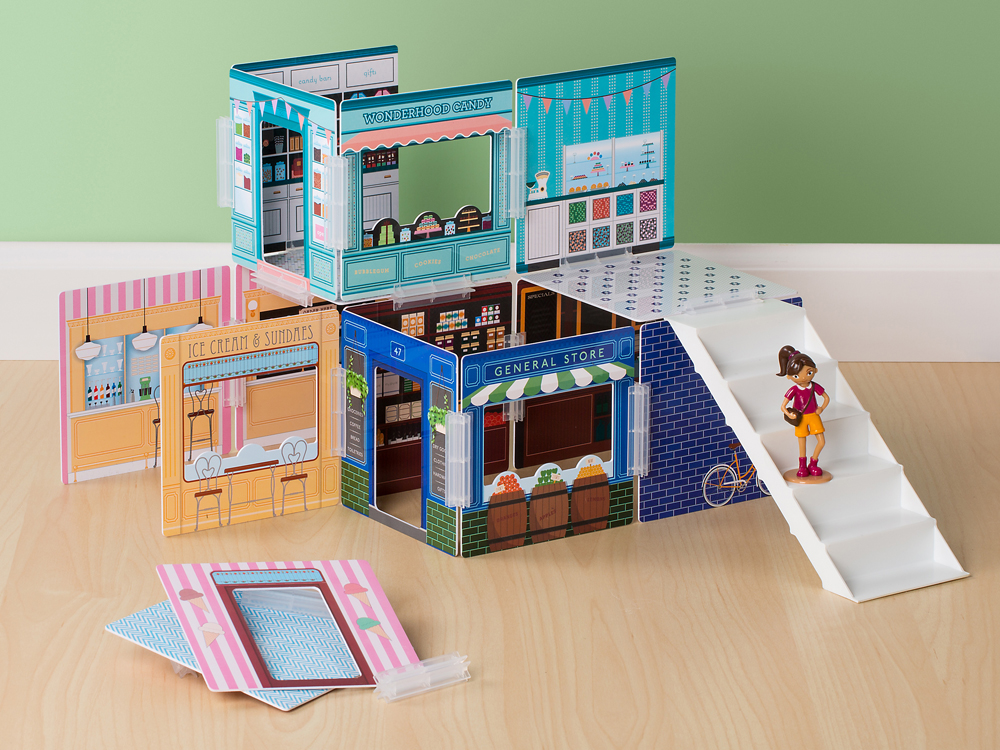 Wonderhood Cornershops Creative Building Set Construction