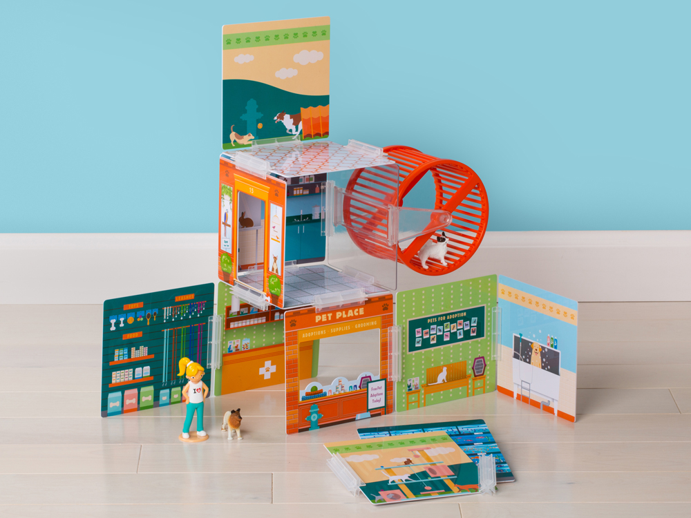 Wonderhood Pet Place Creative Building Set Construction